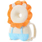 Baby Walker Head Protector Toddler Adjustable Baby Head Protection Backpack Wear Safety Pad (White Lion)