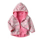 Feidoog Toddler Polar Fleece Jacket Hooded Baby Boys Girls Autumn Winter Long Sleeve Thick Warm Outerwear,Heart,2-3T