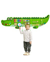 VEVOR Crocodile Activity Busy Board Wall, 9 Wall Activities Board, Montessori Sensory Wall Panel for Kids 3-12 Years, Sensory Wa