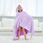 Vauwmsr Kids Hooded Beach Bath Towel Blanket Soft Warm Absorbent Swimming Poncho Shower Towel For Boys Girls, 55' X 28'