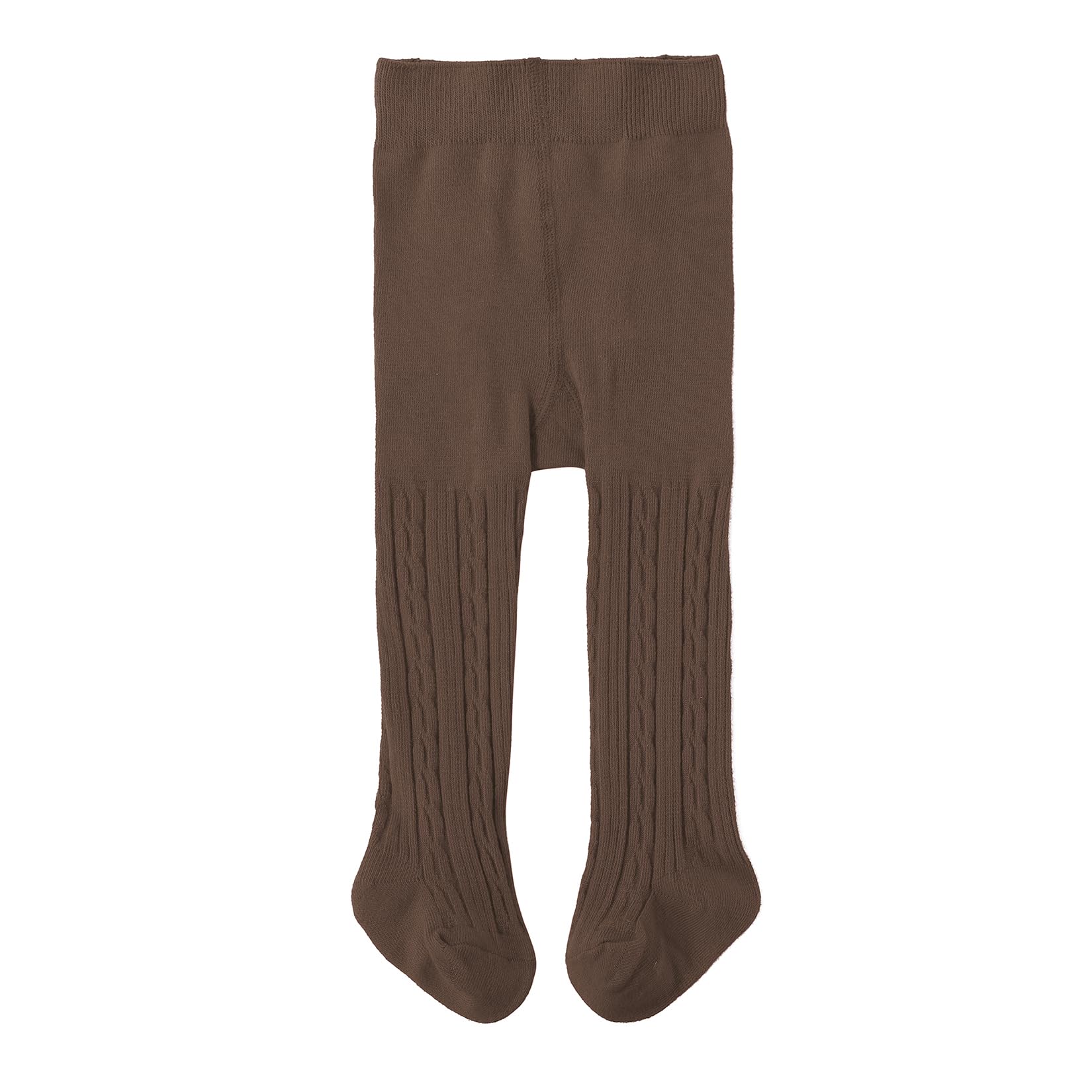 Century Star Baby Tights Toddler For Girls Solid Knit Socks Soft Cotton Infant Leggings Warm Stockings Newborn Pants Coffee 0-6