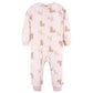 Gerber Baby Girl'S Flame Resistant Fleece Footless Pajamas 3-Pack, Pink Deer