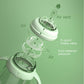 Potato Glass Baby Bottles, Anti-Colic Breastfeeding Bottles With Medium Flow Nipple, Suitable For Babies 3-6 Months, 2 Replaceab