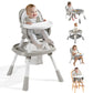 9-in-1 High Chairs for Babies and Toddlers, Convertible Baby High Chair, Kids Table & Chair Set, Building Block Table, Activity 