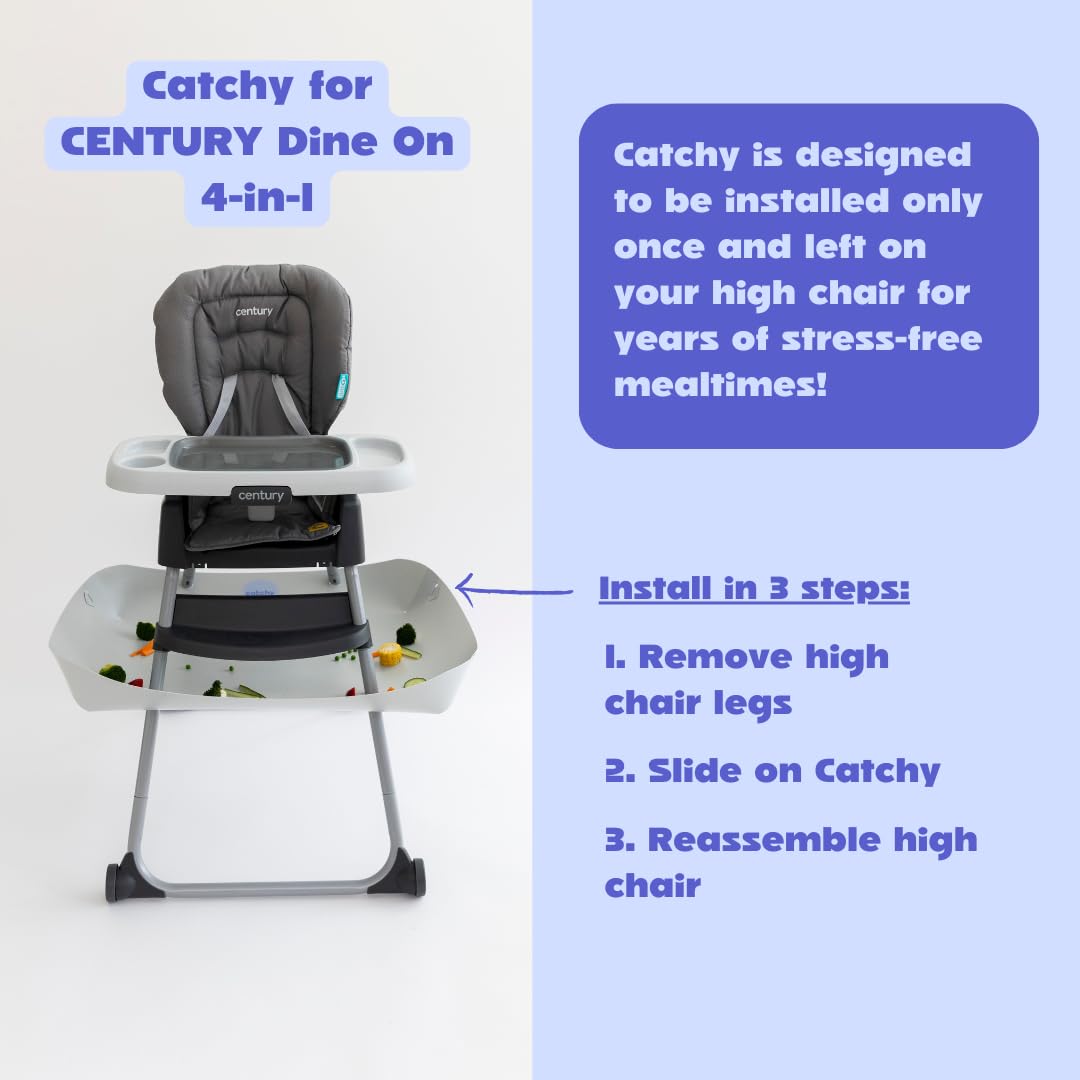 Catchy - Food Catcher - Compatible With Century Dine On 4-In-1 High Chair + 11 Other High Chairs - Highchair Sold Separately - B