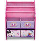 Disney Minnie Mouse Book And Toy Organizer, Multicolor