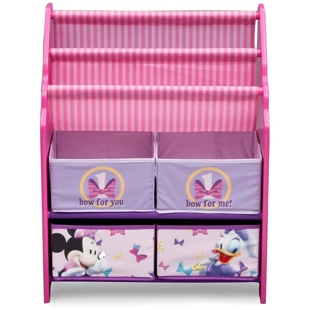 Disney Minnie Mouse Book And Toy Organizer, Multicolor