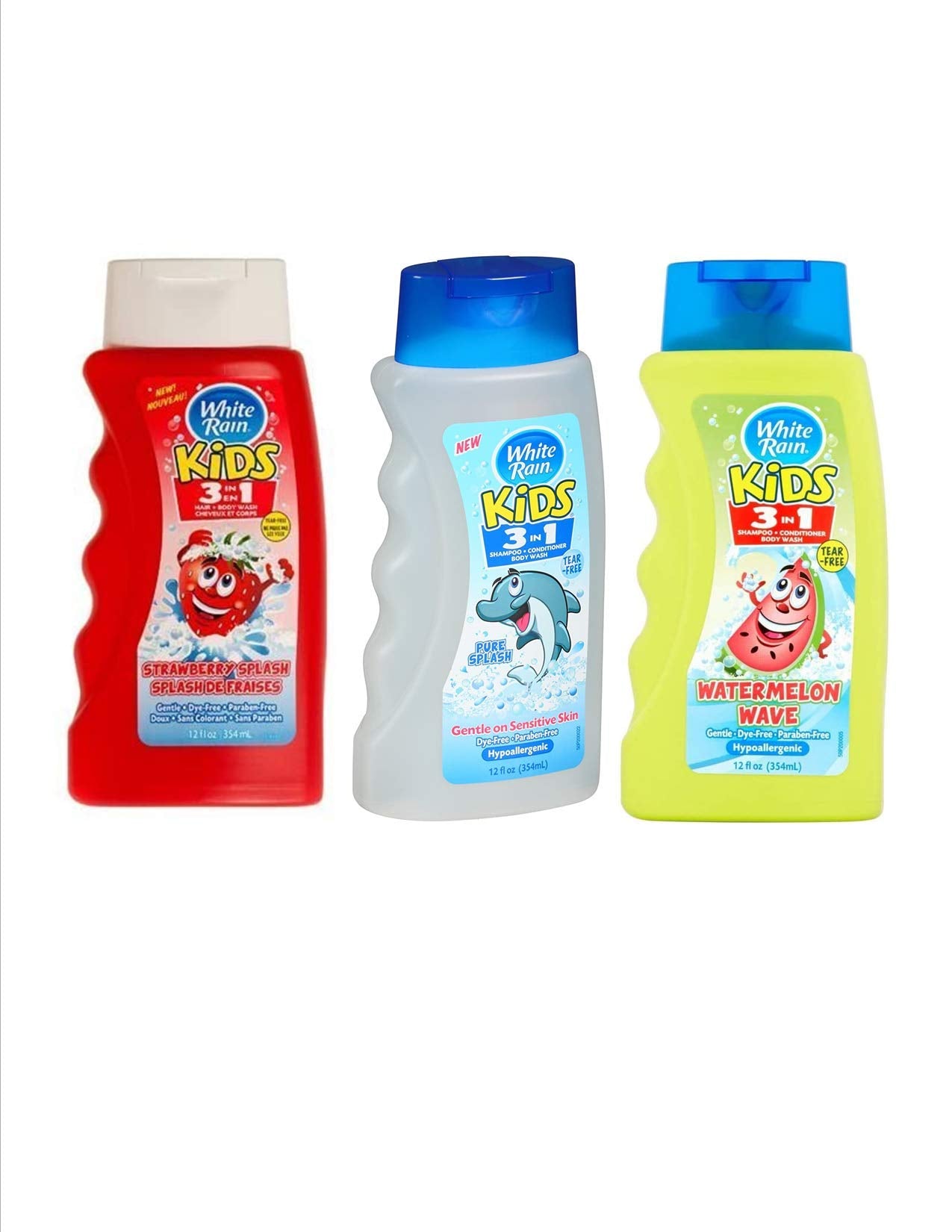 White Rain Wholesale White Rain Kids 3 In 1 Strwbry Splash, 12 Fl Oz (Model: 927400)