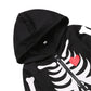 Lensous Baby Boy'S Skeleton Halloween Costume Long Sleeve Hoodie (0-3 Months, Black01)