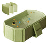 DUSHARKFUN Portable & Foldable Bathtub for Newborns to Toddlers, Baby Bathtub, Easy to Store, Lightweight for Home & Travel, Spa