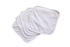 PICKSPARROW Cotton Newborn Baby Face Towels/Baby Cloth Wipes/Napkins/Wash Cloths (24 * 24 cm, HosieryWhite, Set of 5))