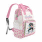 M Yescustom Custom Cute Diaper Bag Backpack For Girls Boys Large Capacity With Pockets Personalized Baby Diaper Bags For Mom Wat