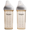Hegen Easy To Clean Anti-Colic Baby Bottle, 11Oz For 6 Months And Up (2-Pack)