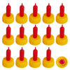 Small Animal Milk Drink Nipples With Flutter Valves Soft Rubber Cow Calf Milk Drinking Nipple For Goats Lambs Sheep Piglet Screw