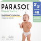 Parasol Clear+Dry Natural Disposable Diaper Pants, Size 4 (2T-3T), 48 Count | RashShield Protection and Active 360 Comfort Wrap, Hypoallergenic Training Diapers