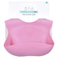 Three Little Tots Modern Silicone Baby Bib - Adjustable Fit Waterproof Catch Bibs ((Rose)