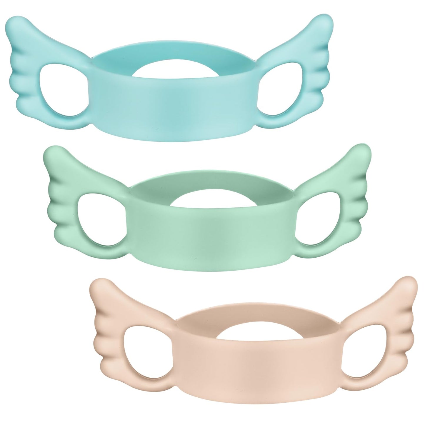 Silicone Baby Bottle Handles, 3Pcs Bottle Handles For 2.36-2.76' Wide-Neck Bottles, Baby Bottle Handles Has Easy Grip Handles,