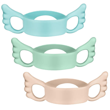 Silicone Baby Bottle Handles, 3Pcs Bottle Handles For 2.36-2.76' Wide-Neck Bottles, Baby Bottle Handles Has Easy Grip Handles,