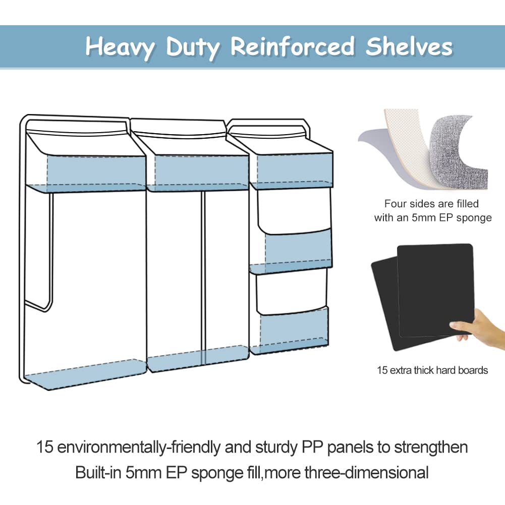 Clearworld Hanging Diaper Caddy For Changing Table And Crib,Xl Diaper Caddy Organizer For Baby Essentials,Upgrade Thicken Diaper