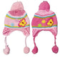 Cloth King Newborn Baby Kids Unisex Winter Wear Baby Woolen Cartoon Print Caps Hats Baby Cap Topi For Extreme Winter With Fur In