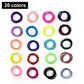 Joyeah Baby Hair Ties For Girls 200 Pieces Multicolor Small Hair Elastics No Crease Ponytail Holder For Baby Girls Infants Toddl