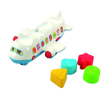PlayGo Sing & Fly Musical Jet Universal Movement with Colorful Lights for boy or Girl 18 Months and up | Pretend Play Activities
