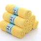 Hiphop Panda Baby Washcloths, Rayon Made From Bamboo - 2 Layer Ultra Soft Absorbent Newborn Bath Face Towel - Reusable Baby Wipe