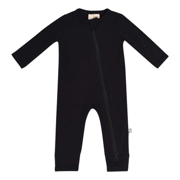 Kyte Baby Soft Bamboo Rayon Rompers, Zipper Closure, 0-24 Months (6-12 Months, Midnight)