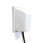 Dreambaby Dual Fit Outlet Cover Box - Baby Safety Outlet Cover for Standard & Decora Plugs - Child Proof Electrical Outlet Plugs