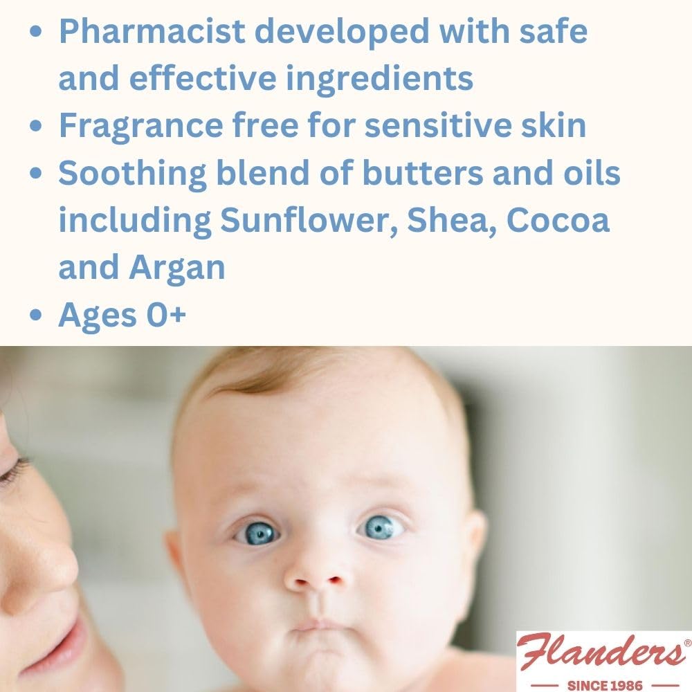Flanders Healing Balm Stick - Safe For All Ages, Irritated Skin & Lips, Nipple Balm, Drool Rash, Raw Cuticles, Windburned Cheeks