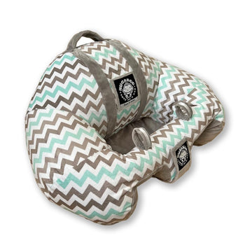 The Original Hugaboo Infant Sitting Chair | 2Nd Edition | Blue Chevron