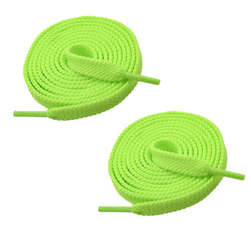 Vsudo Upgrade 28 Double Layer Weave Flat Shoelaces, 516 Wide Flat Shoe Laces For Adults  Kids Sneakers Or Athletic Shoes 1Pair-N