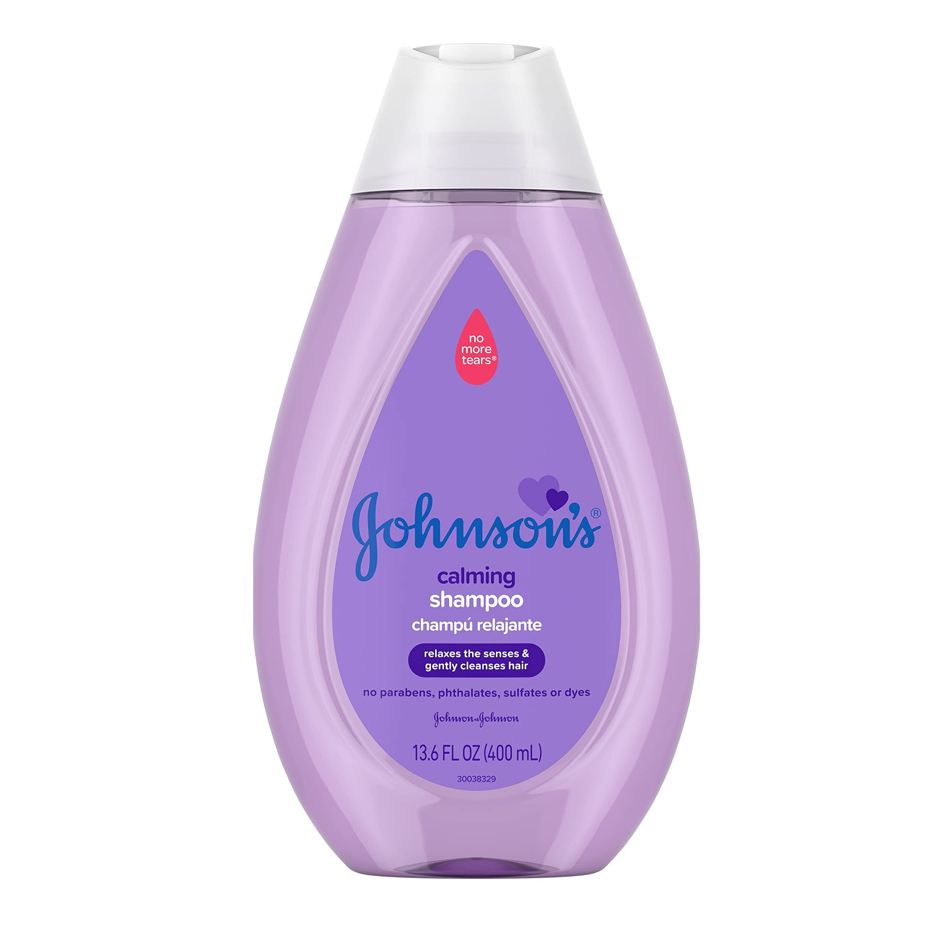 Johnson S Calming Baby Shampoo With Soothing Naturalcalm Scent, Hypoallergenic & Tear-Free Baby Hair Shampoo, Free Of Parabens,