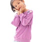 Biniduckling Toddler Crew Neck Sweatshirt Girls 3T Floral Purple