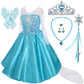 Lito Angels Girls Princess Dress Up Costumes Snow Queen Dress Halloween Christmas Costume With Accessories Size 8