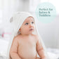 Hiphop Panda X - Large Bamboo Bath Towel For Toddler And Kids - Hooded Bath Towels With Bear Ears For Babies - Super Absorbent -