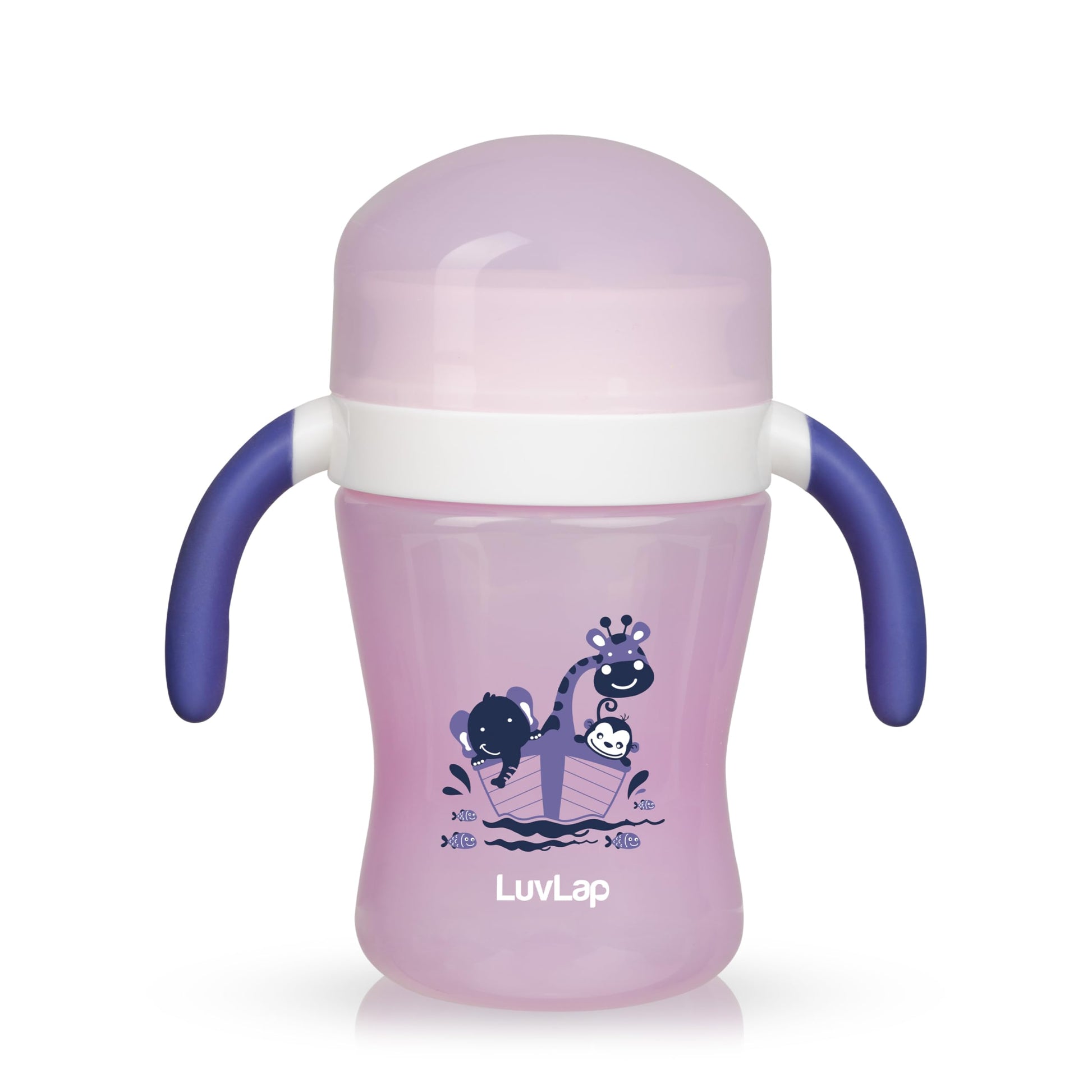Luvlap 360 Soft Spout Trainer Sipper, 240Ml, Dual Handle Leakproof & Spillproof Sippy Cup For Kids/Toddlers/Kids, EasyGrip Hand