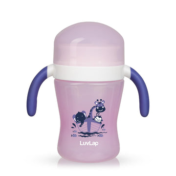 Luvlap 360 Soft Spout Trainer Sipper, 240Ml, Dual Handle Leakproof & Spillproof Sippy Cup For Kids/Toddlers/Kids, EasyGrip Hand