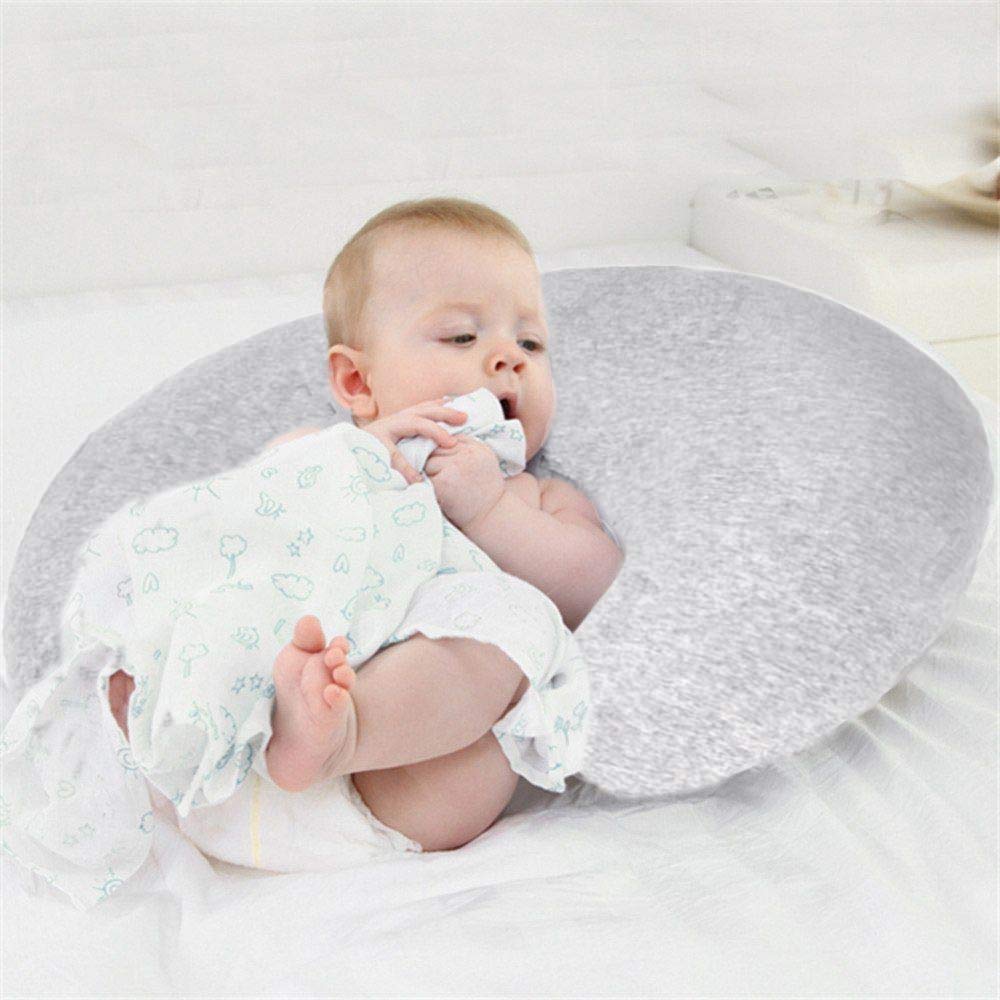 Pro Goleem Nursing Pillow Cover 100% Jersey Cotton 2 Pack Soft Feeding Pillow Slipcover For Breastfeeding Moms Fits Standard Inf
