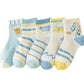 Syga 5 Pairs Baby Girl & Baby Boy Socks, Toddlers Infant Cotton Stretch Crew Socks With Dianasor Design, Suitable For 9 Months T