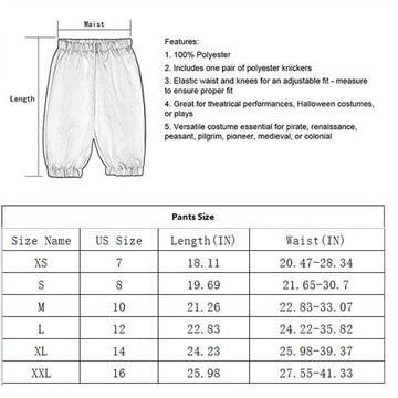 Bpurb Boys Colonial Costume 18Th Century Colonial Pilgrim Costume Boys Knicker Pants White