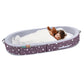 Mooedcoe Portable Foldable Toddler Travel Bed with Sides, Folding Toddler Bed for Travel Kid Foam Sleeping Cot for Children 18M 