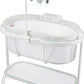 Fisher-Price Baby Bedside Sleeper Soothing Motions Bassinet with Lights Music Vibrations & Toy Mobile for Newborns 0+ Months, Sw
