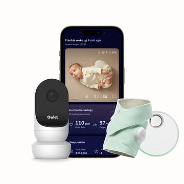 Owlet Dream Duo 2 Smart Baby Monitor: Fda-Cleared Dream Sock Plus Owlet Cam 2- Tracks & Notifies For Pulse Rate & Oxygen While V