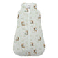 Mosebears Sleep Sack Baby Winter Wearable Blanket with 2-Way Zipper,2.5 TOG Cotton Sleep Sack Unisex(Green Animal,18-24 Months)