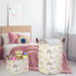 Ntaohamper Colorful Rainbow Laundry Hamper,Kids Laundry Basket,Girls Nursery Hamper,Waterproof Storage Bin For Bedroom,Clothes O