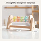 IEATFO Rain Stick Toy with Stand - Sensory Sound Training Tool for Kids, Tummy Time Musical Instrument for Infant Development |