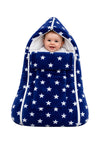 First Sleep Baby Newborn 3ZIPER Blanket Baby  Soft Winter Kids Blanket for (012 Months, 76x76cm) Navy Blue