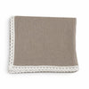 Varniya Lifestyles | 100% Organic Crinkled Muslin Cotton Baby Swaddle  UltraSoft, Hypoallergenic | 120100 cm | Teddy Taupe | L