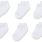 Luvable Friends Unisex Baby Newborn And Baby Socks Set, White, 0-6 Months